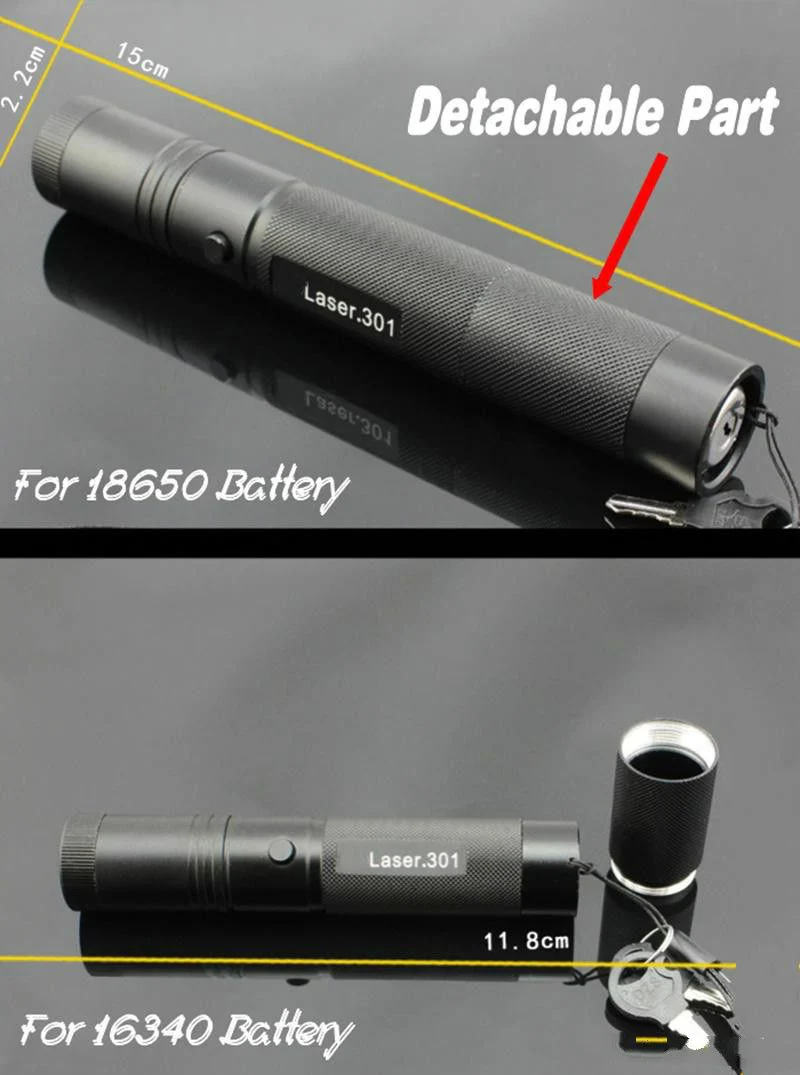 10Mile Laser Pointer Pen 50mw 532nm Powerful Cat Toy+ Battery+Charger - Image 6