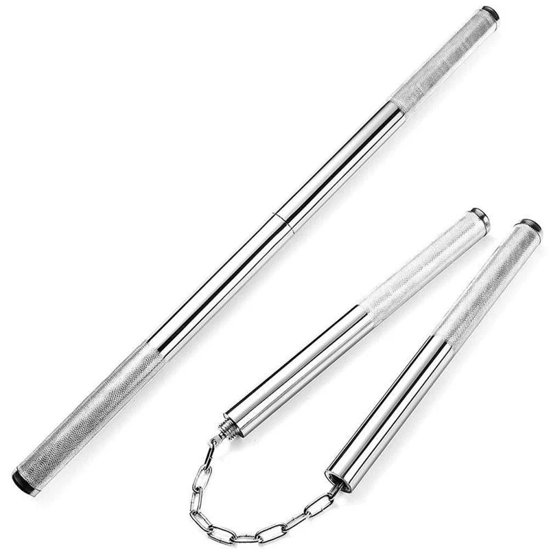2-in-1 Multi-Functional Nunchuck Outdoor Self-Defense Practice EDC Tool - Image 2