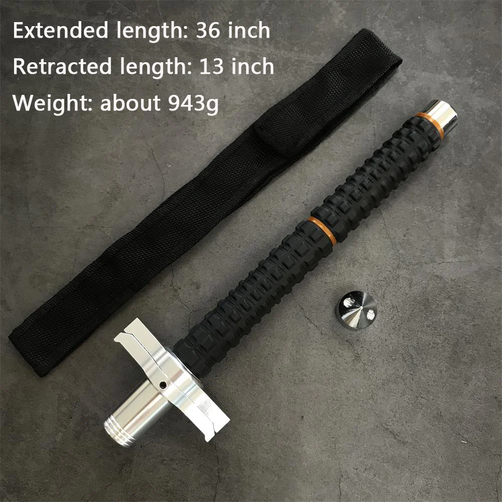 21 26 29 36 inch Steel Baton Tactical Telescopic Stick Window Breaker - Image 22