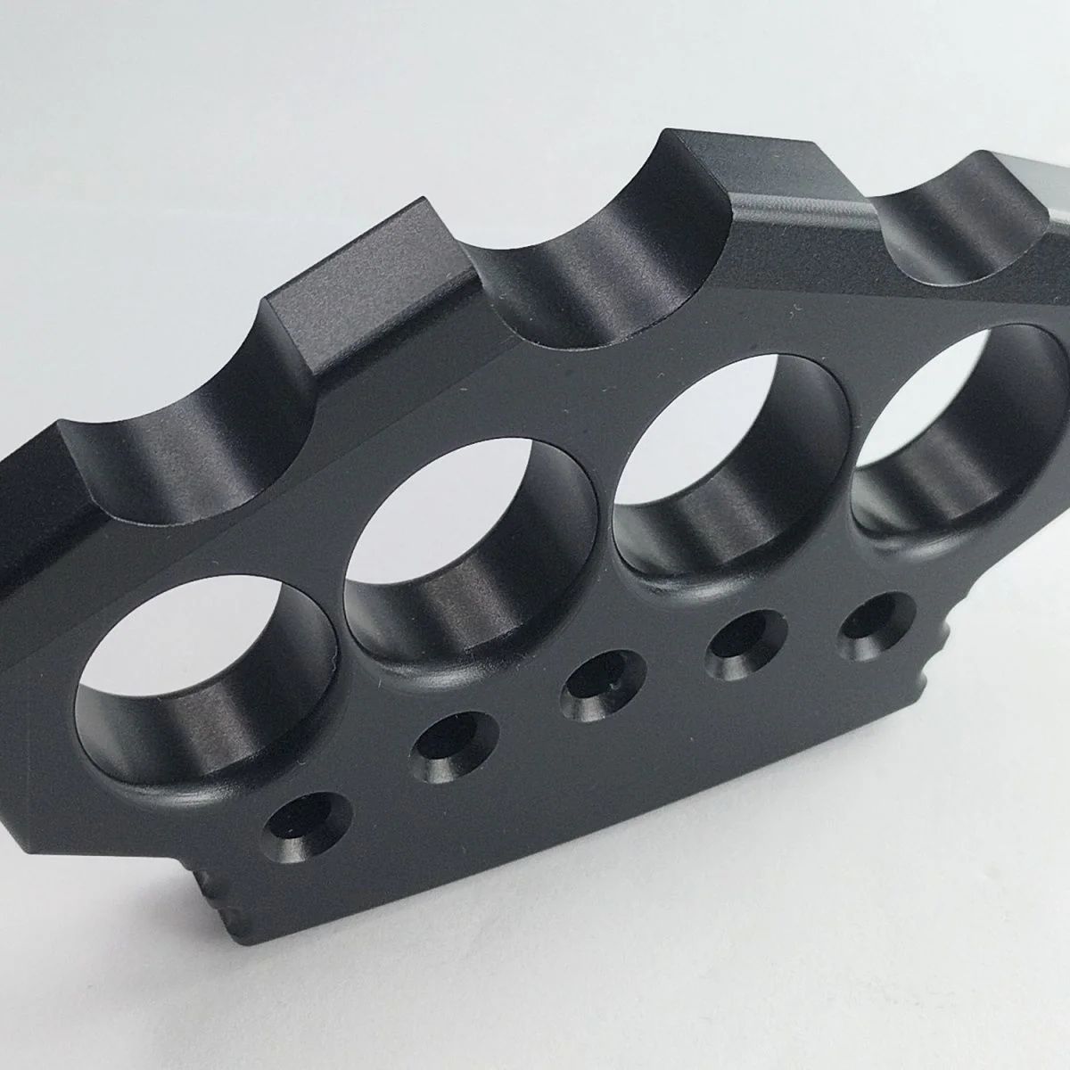 7075 Aviation Aluminum Knuckle Duster Boxing Self-defense Four-finger Button Window Breaker Outdoor Camping EDC Tool - Image 5