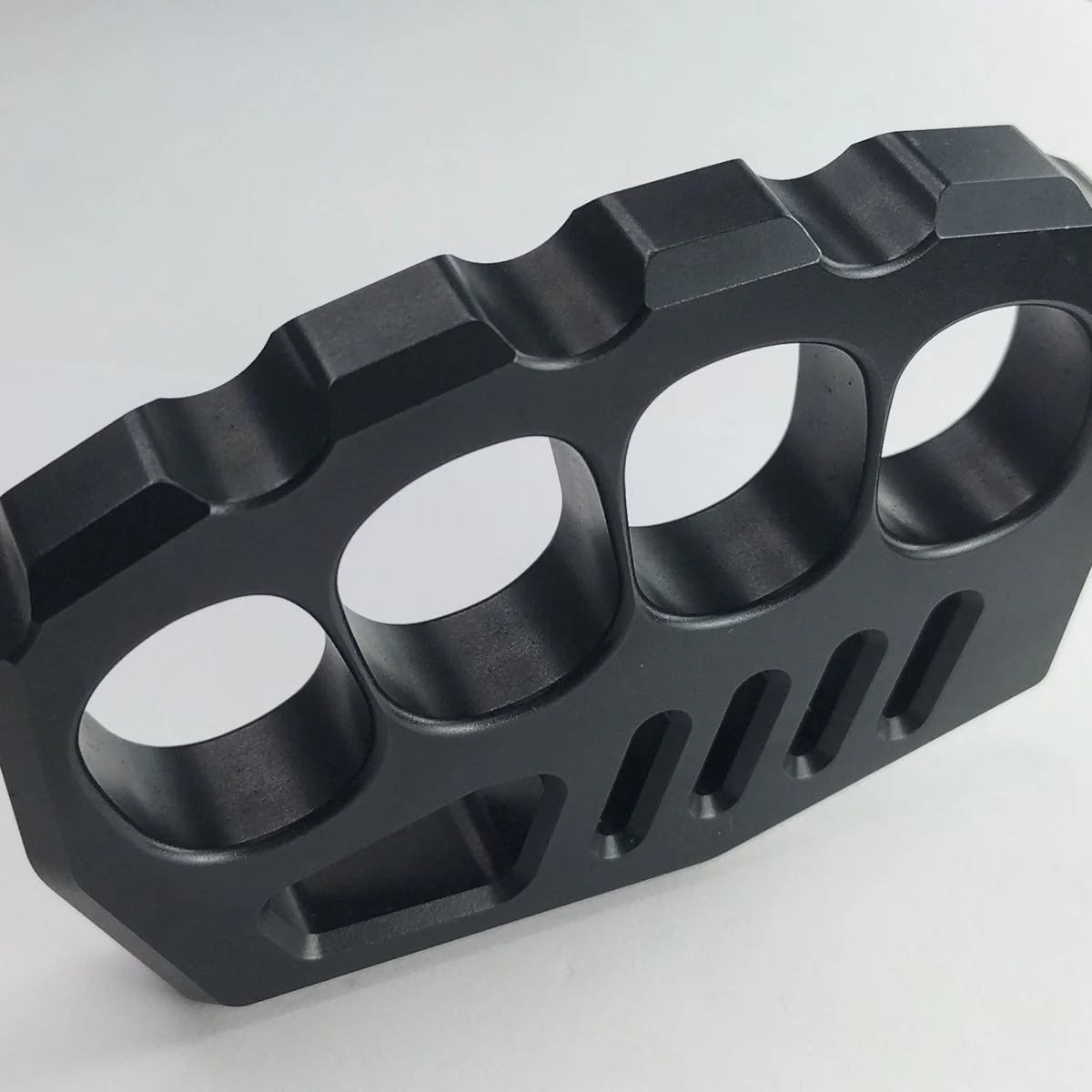 7075 Aviation Aluminum Knuckle Duster Boxing Self-defense Four-finger Button Window Breaker Outdoor Camping EDC Tool - Image 6