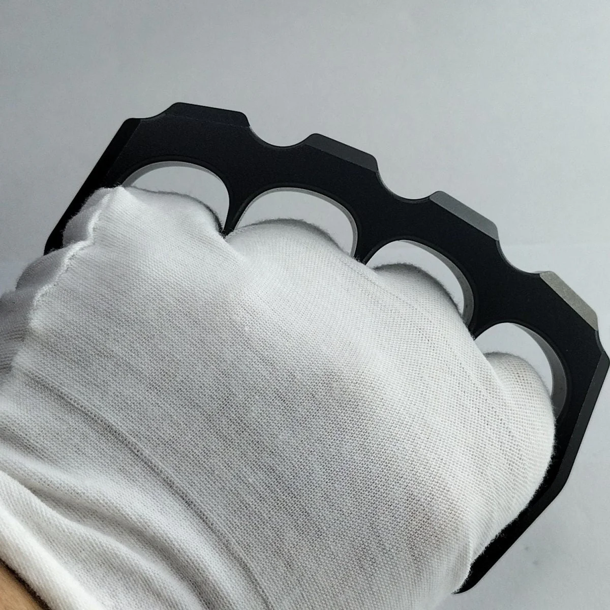 7075 Aviation Aluminum Knuckle Duster Boxing Self-defense Four-finger Button Window Breaker Outdoor Camping EDC Tool - Image 7