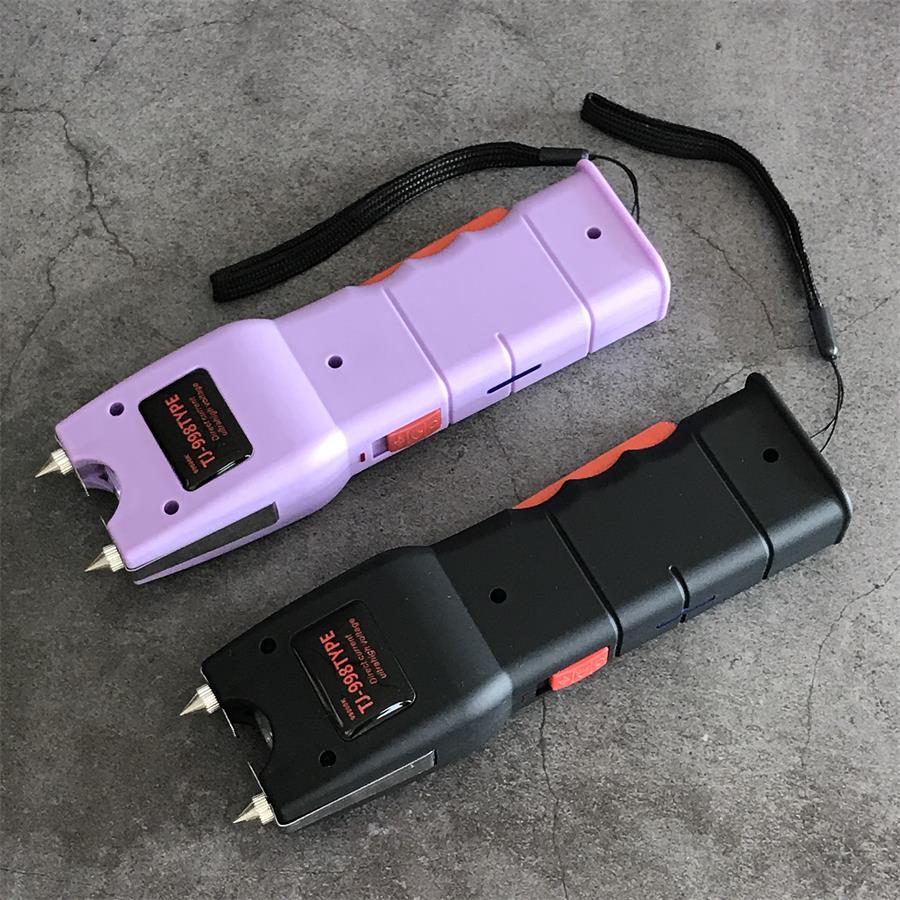 998 Lighting Self-Defense Stun Gun Outdoor Defense Electric Stick EDC Tool - Image 2