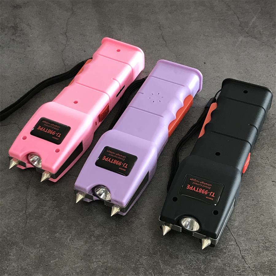 998 Lighting Self-Defense Stun Gun Outdoor Defense Electric Stick EDC Tool - Image 3