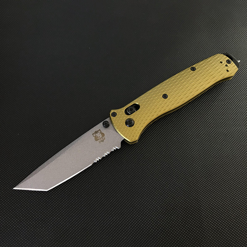 Aluminum Handle Liome 537  Folding Knife Outdoor Camping Saber Multifunction Safety Pocket Knives - Image 11