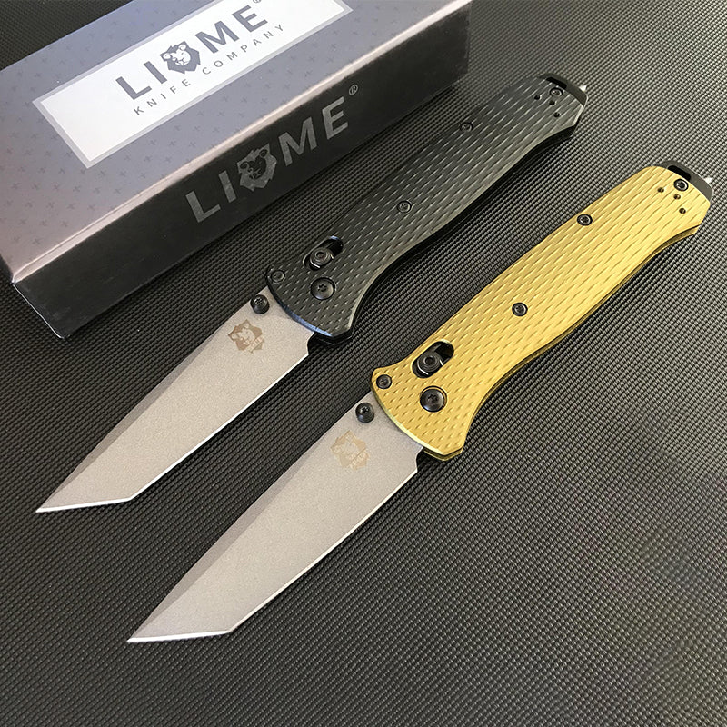 Aluminum Handle Liome 537  Folding Knife Outdoor Camping Saber Multifunction Safety Pocket Knives - Image 2