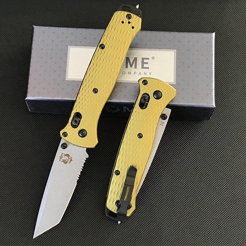 Aluminum Handle Liome 537  Folding Knife Outdoor Camping Saber Multifunction Safety Pocket Knives - Image 7