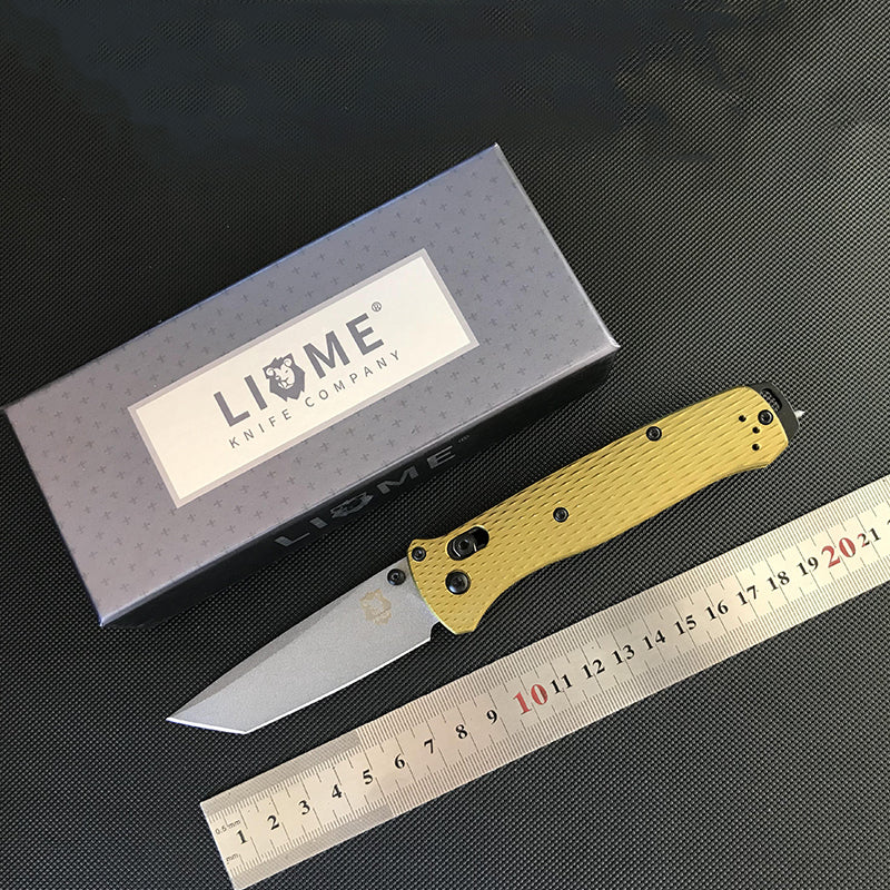 Aluminum Handle Liome 537  Folding Knife Outdoor Camping Saber Multifunction Safety Pocket Knives - Image 9
