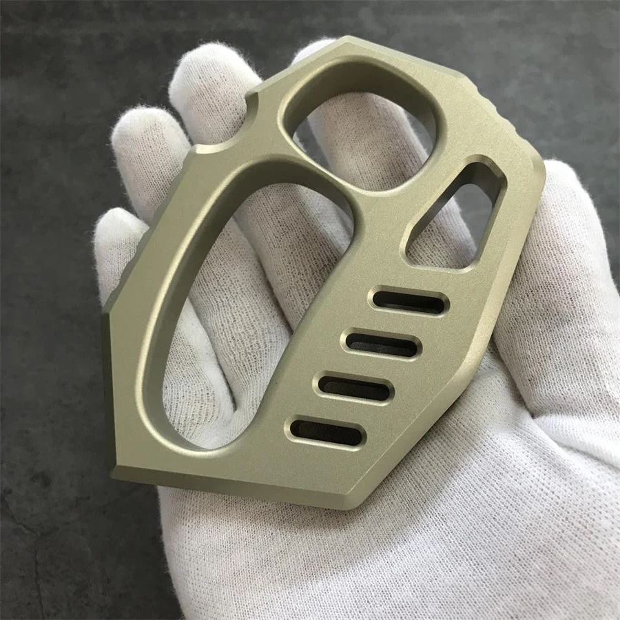 Aviation Aluminum Knuckle Duster Broken Window EDC Tool - Image 3