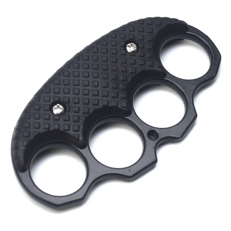 Clip Brass Knuckle Duster Boxing Defense Window Breaker Four Finger Buckle Combat Fighting EDC Tool - Image 10