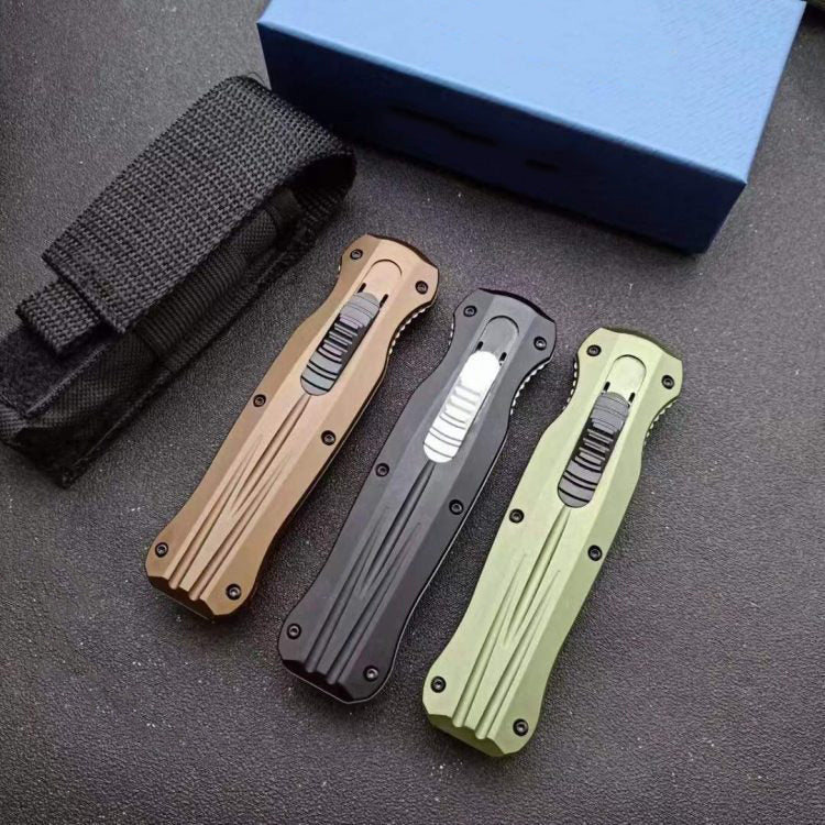 BM 3320 Tactical Knife Aluminum Handle Pocket Knives - Image 2