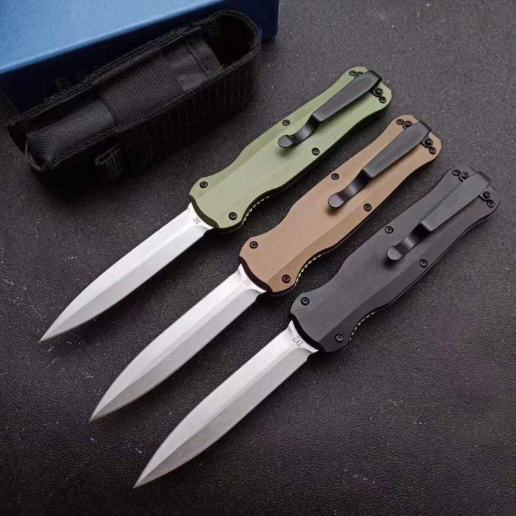 BM 3320 Tactical Knife Aluminum Handle Pocket Knives - Image 7