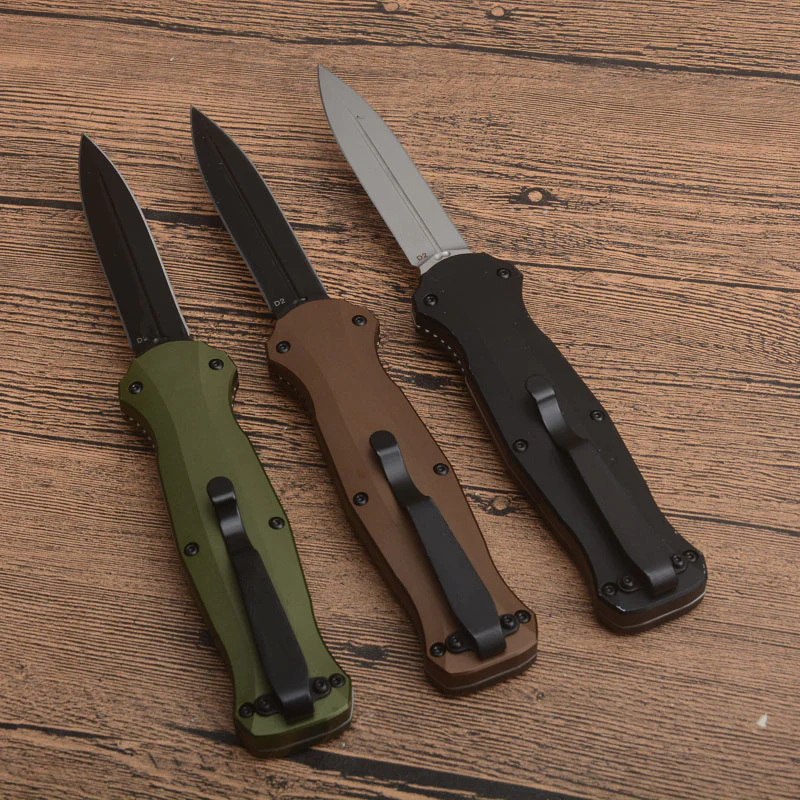 BM Tactical Knife 3300 Aluminum Handle Pocket Knife - Image 3