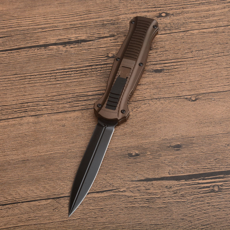 BM Tactical Knife 3300 Aluminum Handle Pocket Knife - Image 7