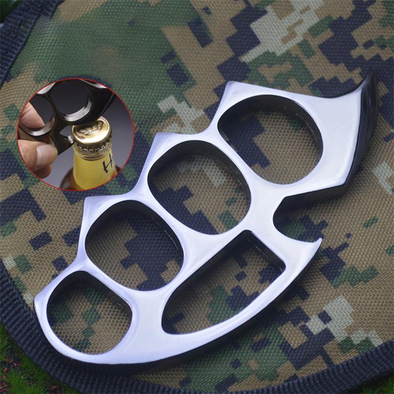 Brass Knuckle Duster Self-defense Bottle Opener Tool - Image 2