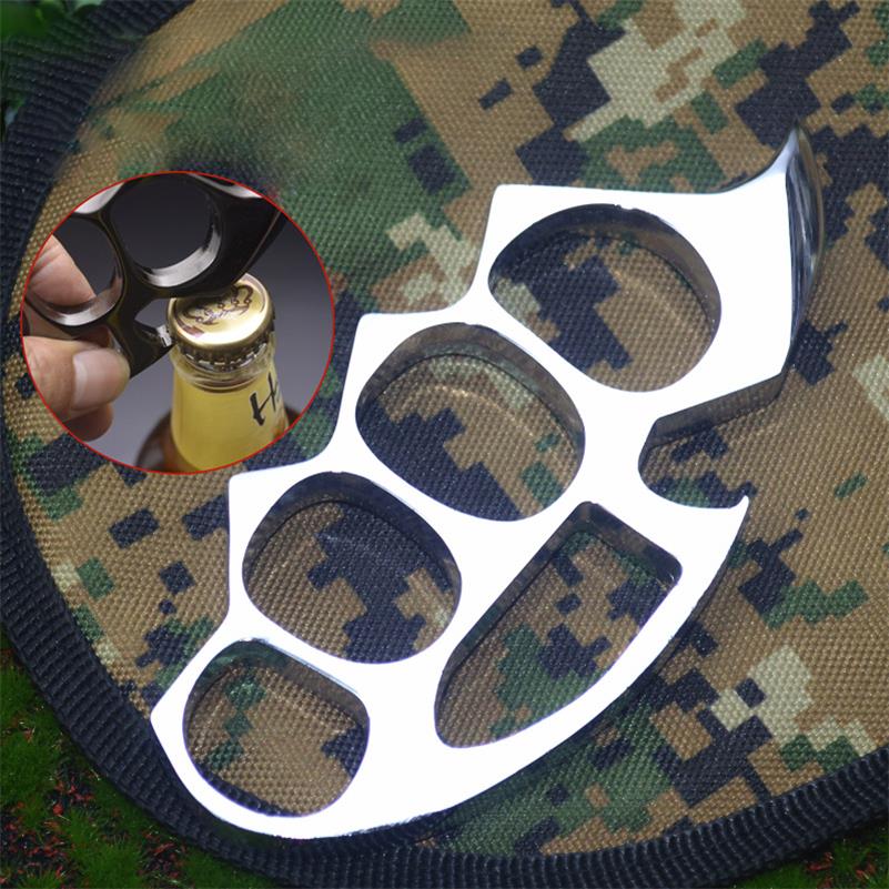 Brass Knuckle Duster Self-defense Bottle Opener Tool - Image 3