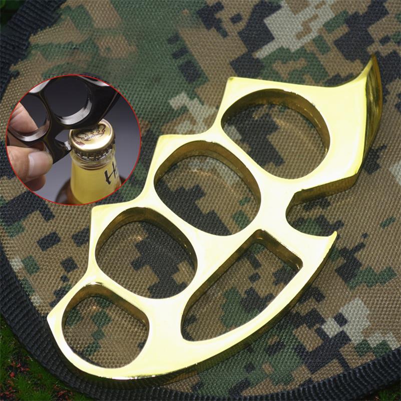 Brass Knuckle Duster Self-defense Bottle Opener Tool - Image 4