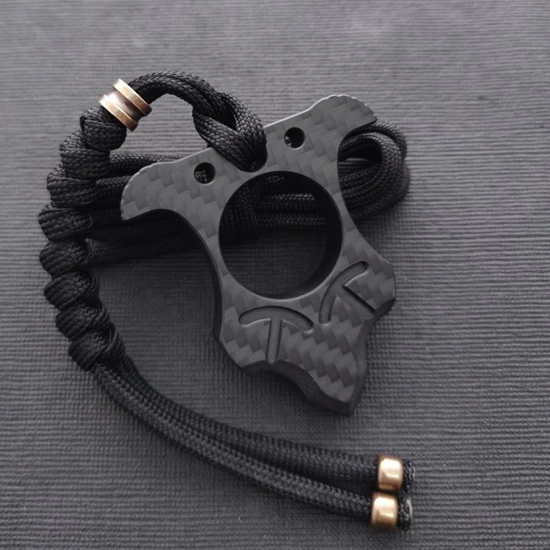 Carbon Fiber Knuckle Duster Broken Window EDC Tool - Image 11