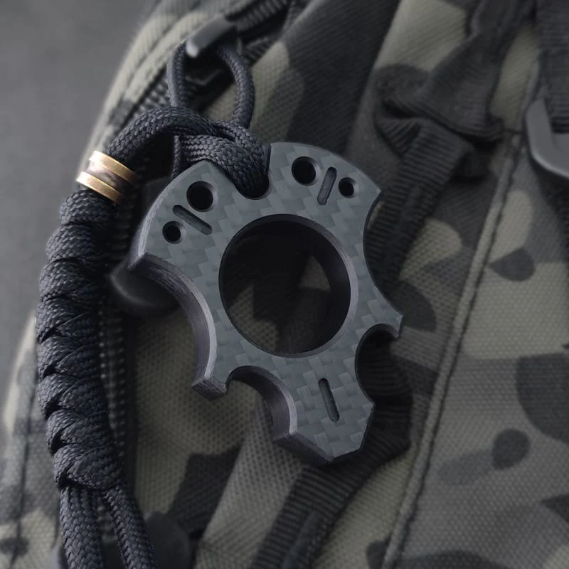 Carbon Fiber Knuckle Duster Broken Window EDC Tool - Image 9
