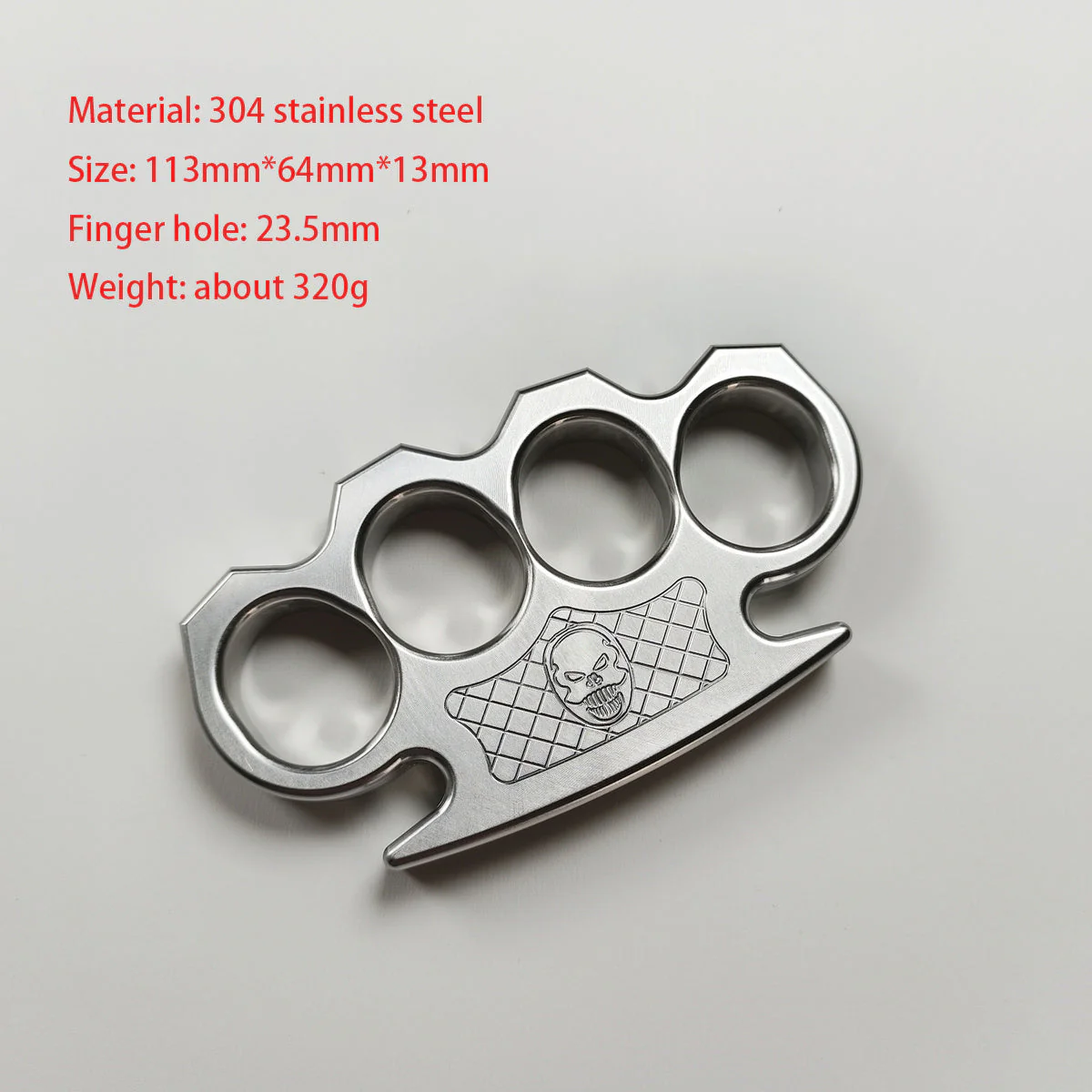 Classic Solid Stainless Steel Knuckle Duster Boxing Four Finger Buckle Defense Window Breaker Outdoor EDC Tool - Image 12