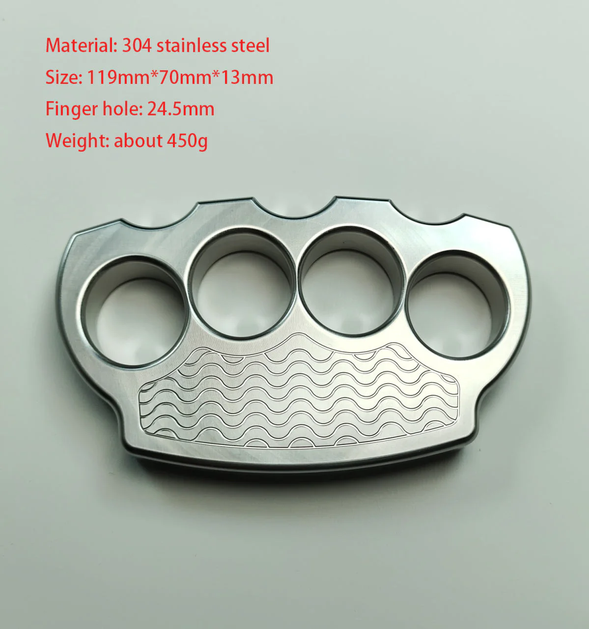 Classic Solid Stainless Steel Knuckle Duster Boxing Four Finger Buckle Defense Window Breaker Outdoor EDC Tool - Image 13