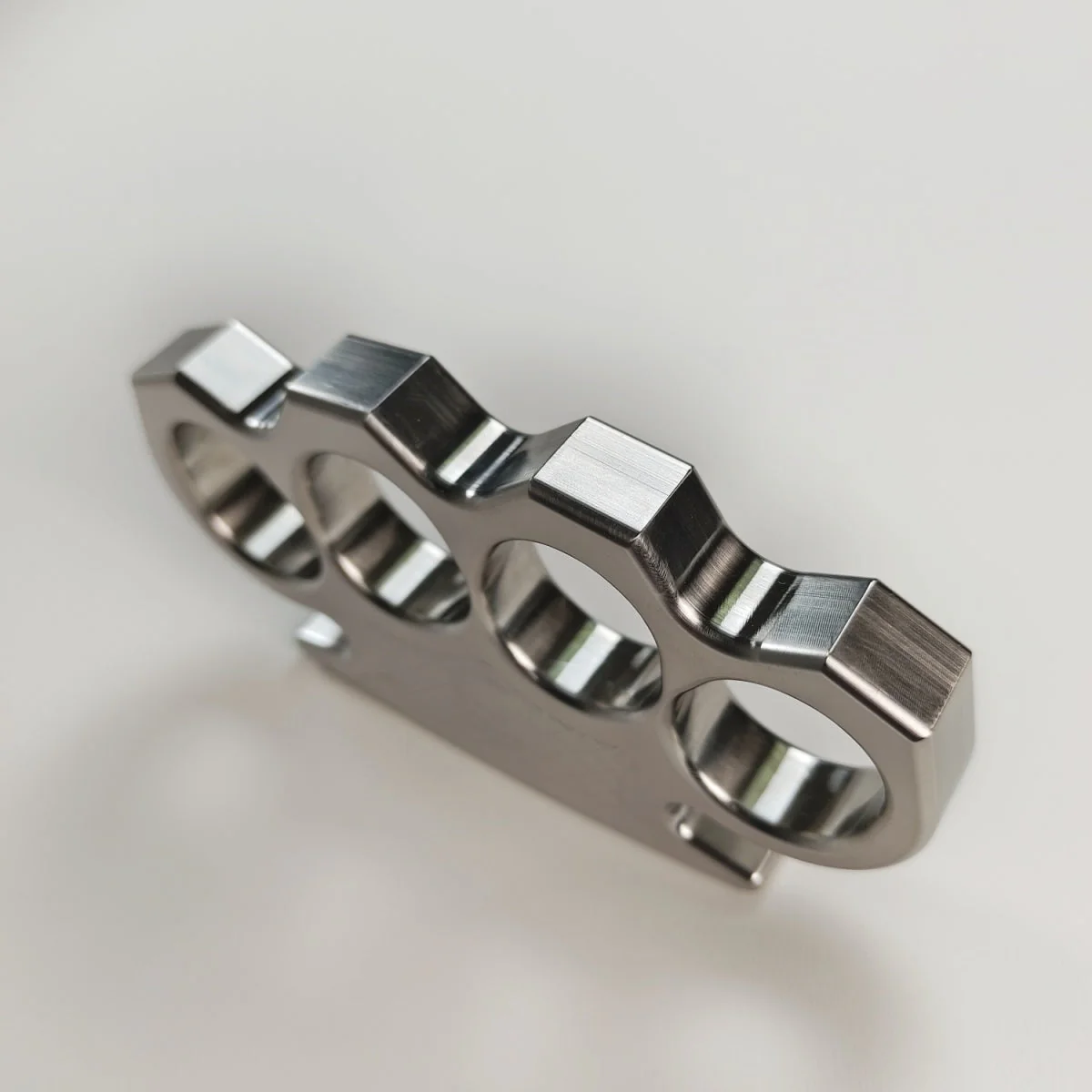 Classic Solid Stainless Steel Knuckle Duster Boxing Four Finger Buckle Defense Window Breaker Outdoor EDC Tool - Image 7