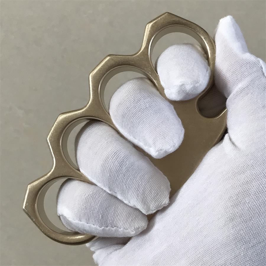 Classic Stonewashed Brass Knuckle Duster - Image 7