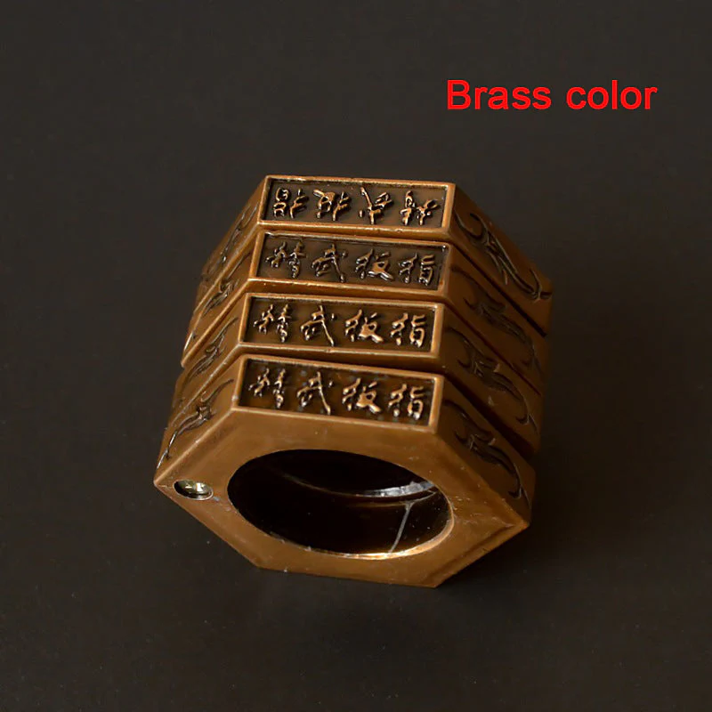 Collapsible Flexible Brass Knuckle Duster Boxing Four Finger Buckle Defense Window Breaker Outdoor EDC Tool - Image 11