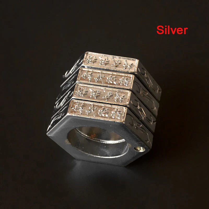 Collapsible Flexible Brass Knuckle Duster Boxing Four Finger Buckle Defense Window Breaker Outdoor EDC Tool - Image 12