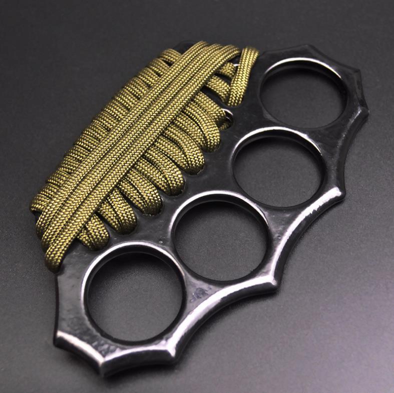 Safety Rope Knuckle Duster Boxing Self Defense Window Breaker Fighting Training EDC Tool - Image 3