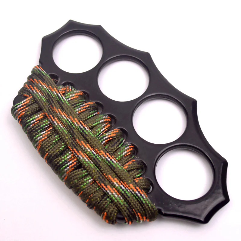 Safety Rope Knuckle Duster Boxing Self Defense Window Breaker Fighting Training EDC Tool - Image 8