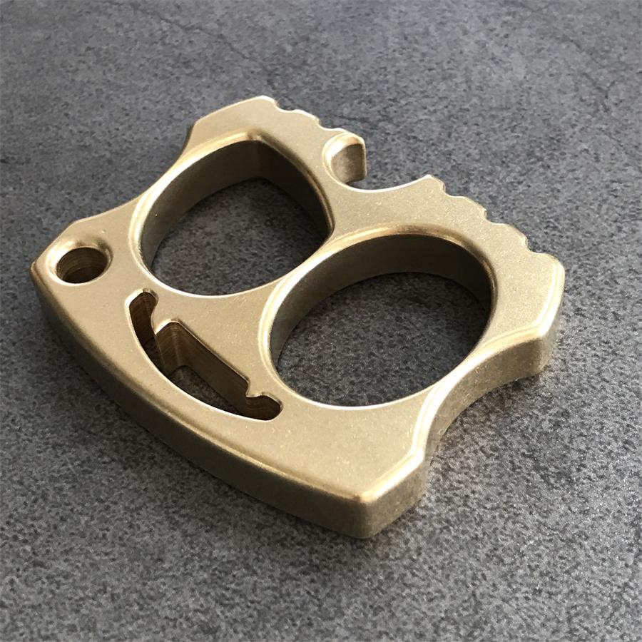 Creative Brass Knuckle Duster Open Bottle EDC Decoration