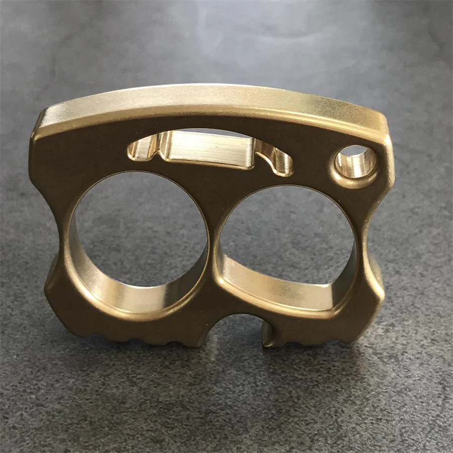 Creative Brass Knuckle Duster Open Bottle EDC Decoration - Image 5
