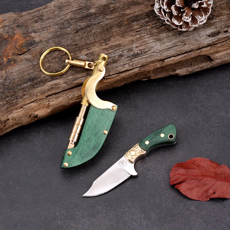 Creative Mini Fixed Blade Knife Keychain Portable Pocket Knives - Image 11