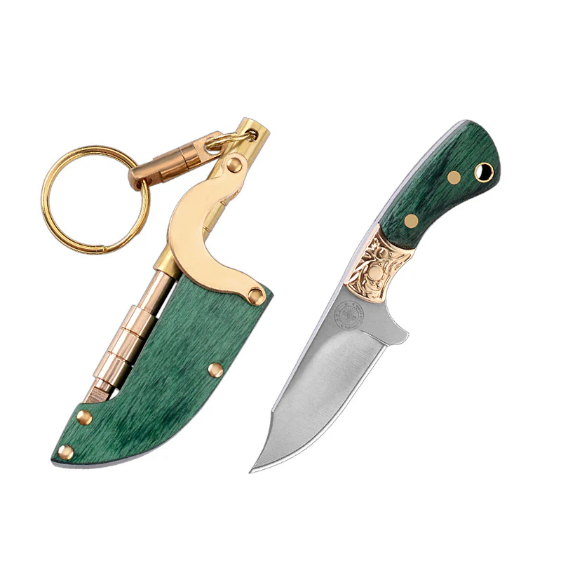 Creative Mini Fixed Blade Knife Keychain Portable Pocket Knives - Image 12