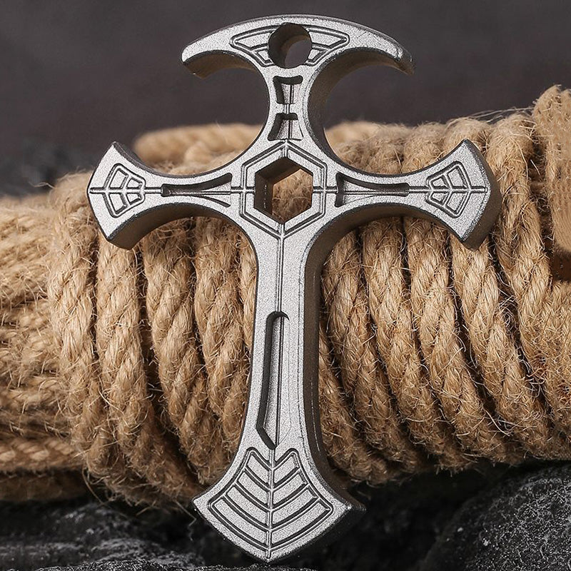 Cross Bottle Opener Knuckle EDC Decoration - Image 6