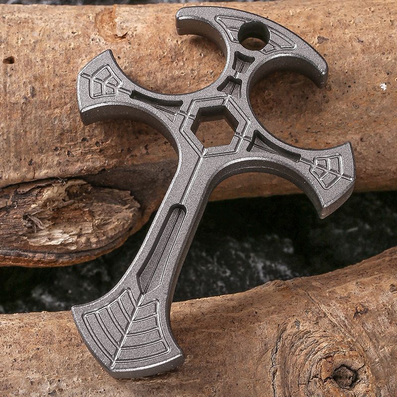 Cross Bottle Opener Knuckle EDC Decoration - Image 8
