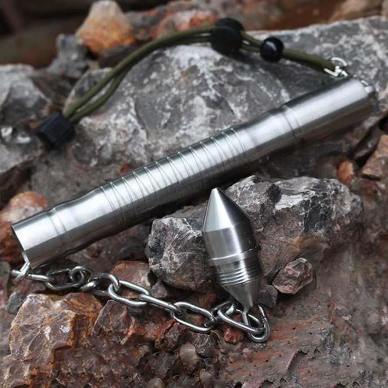 Defensive Window Breaker Baton Multi-Functional Self-Defense EDC Tool - Image 7