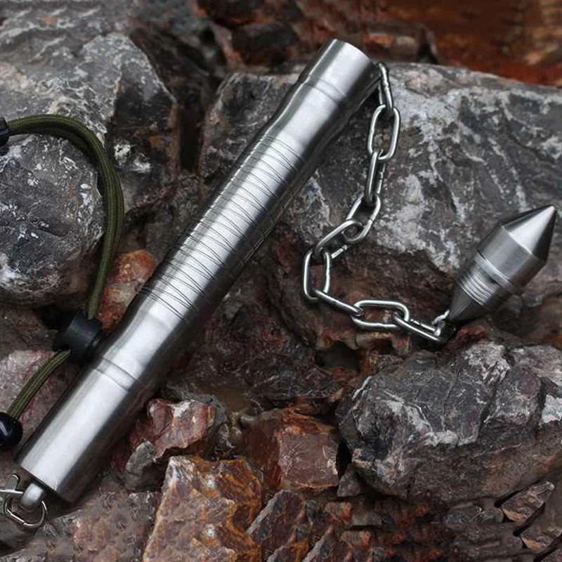 Defensive Window Breaker Baton Multi-Functional Self-Defense EDC Tool - Image 9