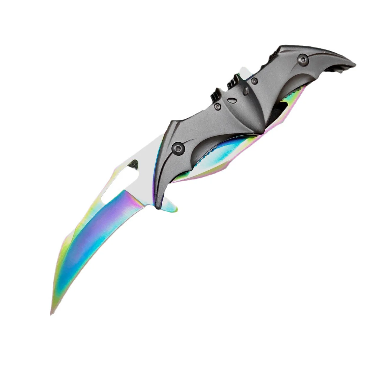 Double Blade Folding Bat Knife Outdoor Camping Hunting Defense Pocket Knives EDC Tool - Image 6