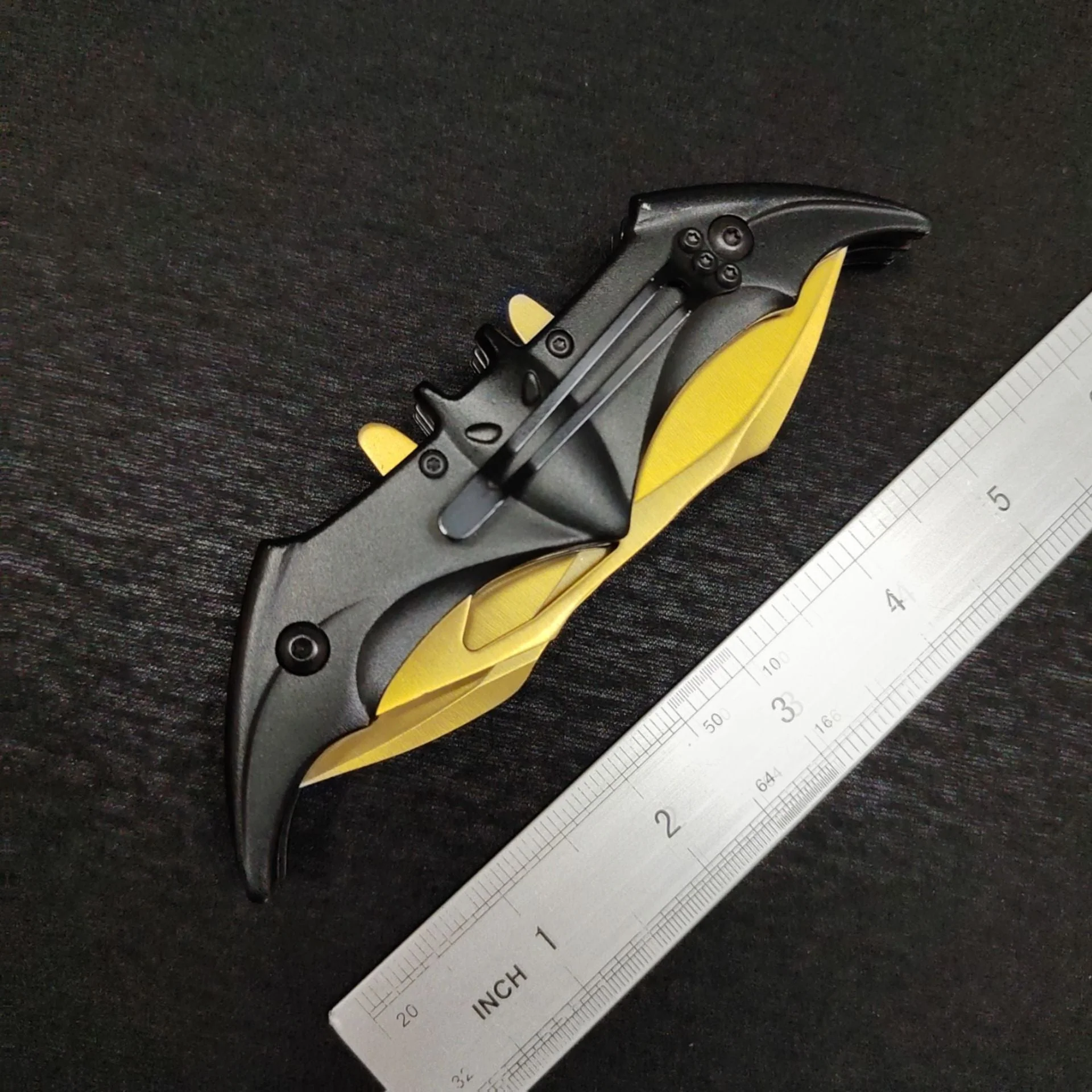 Double Blade Folding Bat Knife Outdoor Camping Hunting Defense Pocket Knives EDC Tool - Image 7