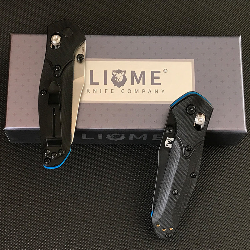 Dual Color G10 Handle Liome 945 Folding Knife Outdoor Tactical Camping Pocket Knives Lifesaving Safety EDC Tool - Image 3
