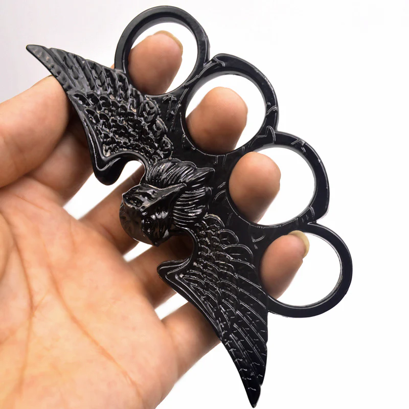 Eagle Knuckle Duster Boxing Self Defense Four Finger Buckle Window Breaker Outdoor EDC Tool - Image 3