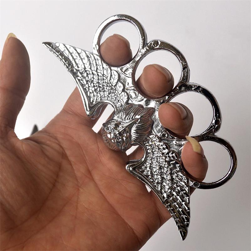 Eagle Knuckle Duster Boxing Self Defense Four Finger Buckle Window Breaker Outdoor EDC Tool - Image 4
