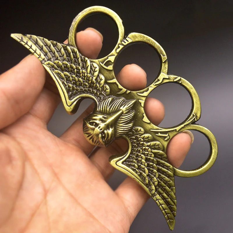 Eagle Knuckle Duster Boxing Self Defense Four Finger Buckle Window Breaker Outdoor EDC Tool - Image 5