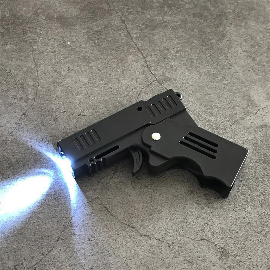 Folding Stun Gun Portable Defense EDC Gadget - Image 3