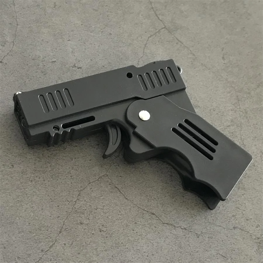 Folding Stun Gun Portable Defense EDC Gadget - Image 7