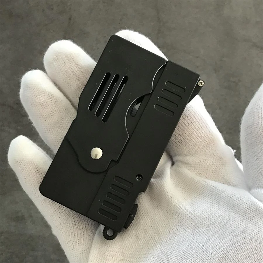Folding Stun Gun Portable Defense EDC Gadget - Image 9
