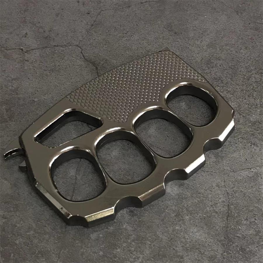 Four Finger Broken Window Brass Knuckle Duster - Image 5