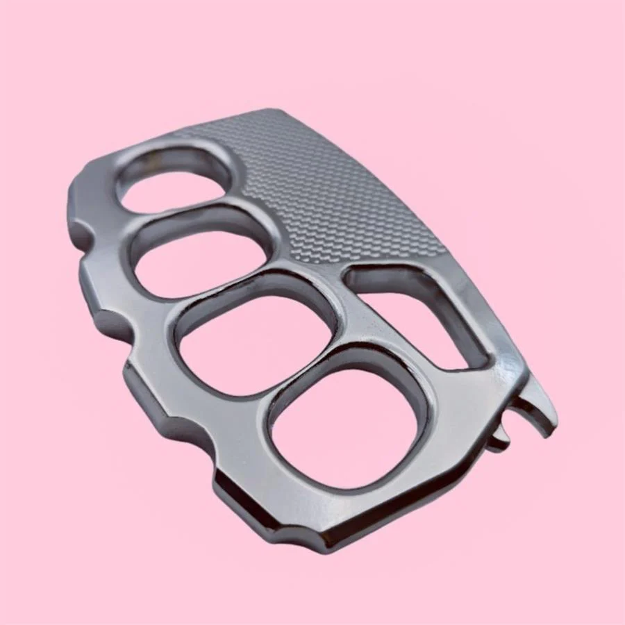 Four Finger Broken Window Brass Knuckle Duster - Image 6